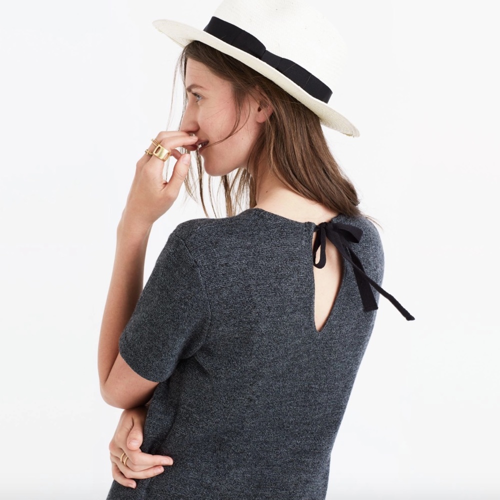 Madewell structured sweater tee